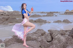 Cosplay 萝莉Byoru Nico Robin ニコ・ロビン